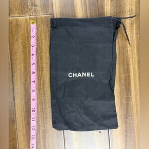 CHANEL Black Storage Pouch Dust Bag Drawstring